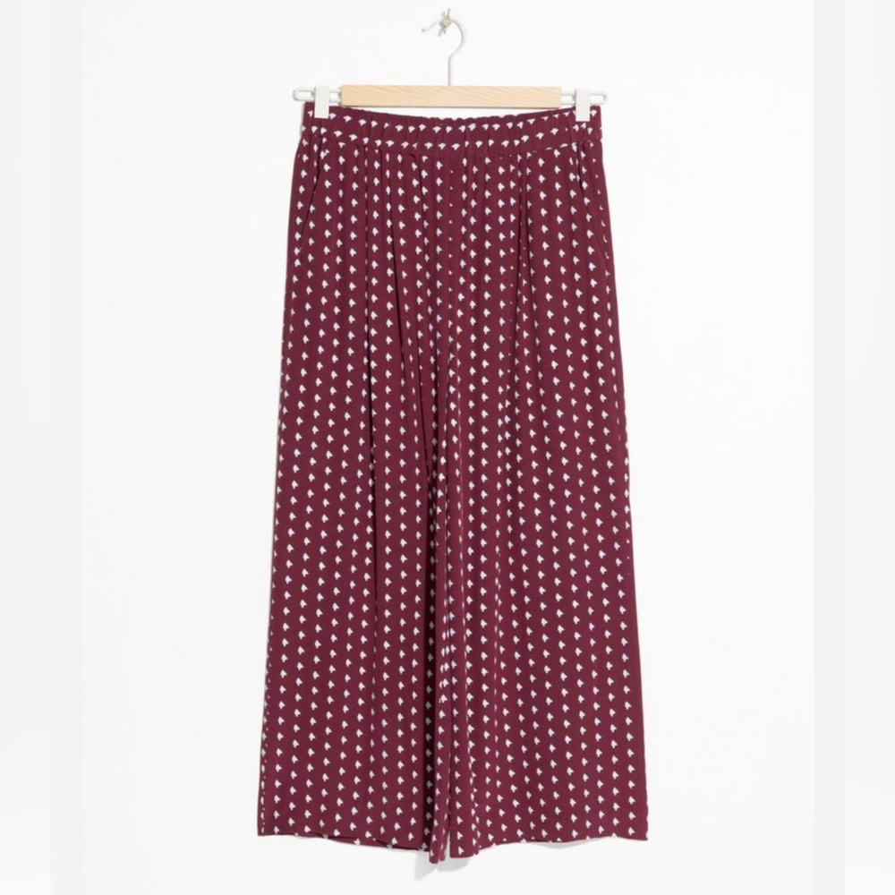 ✨ & Other Stories (Paris Atelier) Wide Leg Cropped Pants - Size: 4 - NWT! ✨